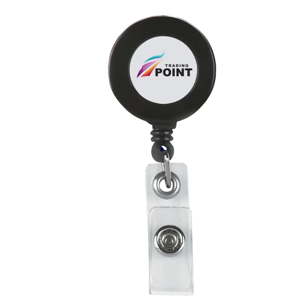 Retractable Badge Holder With Laminated Label 1 of 6