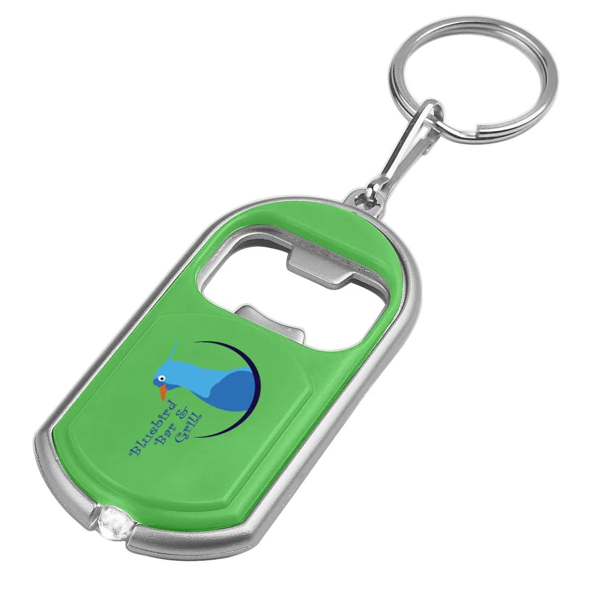 Bottle Opener Key Chain With LED Light 2 of 6