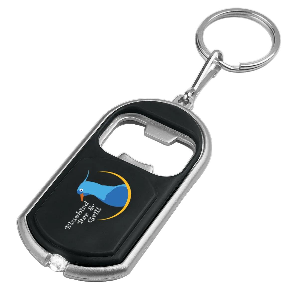 Bottle Opener Key Chain With LED Light 1 of 6