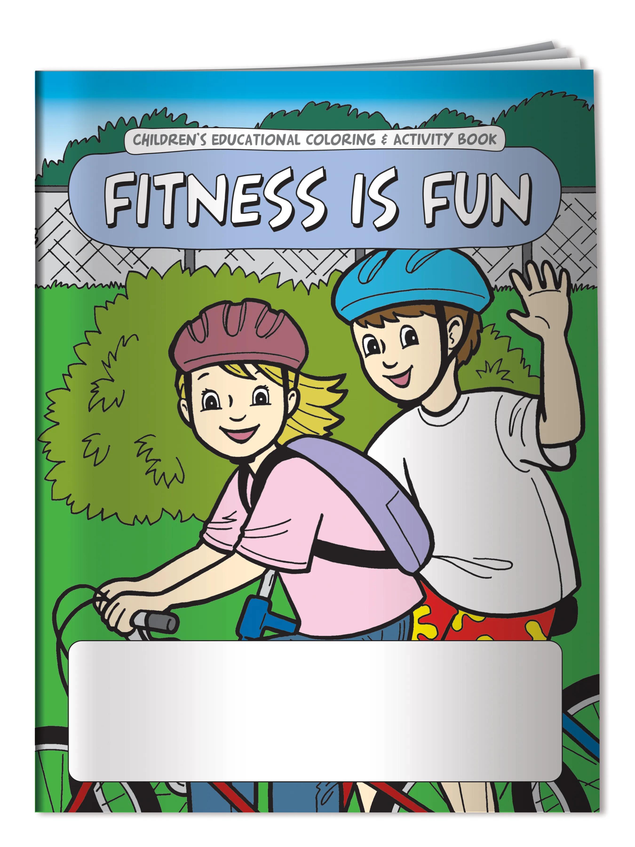 Coloring Book: Fitness is Fun 1 of 4