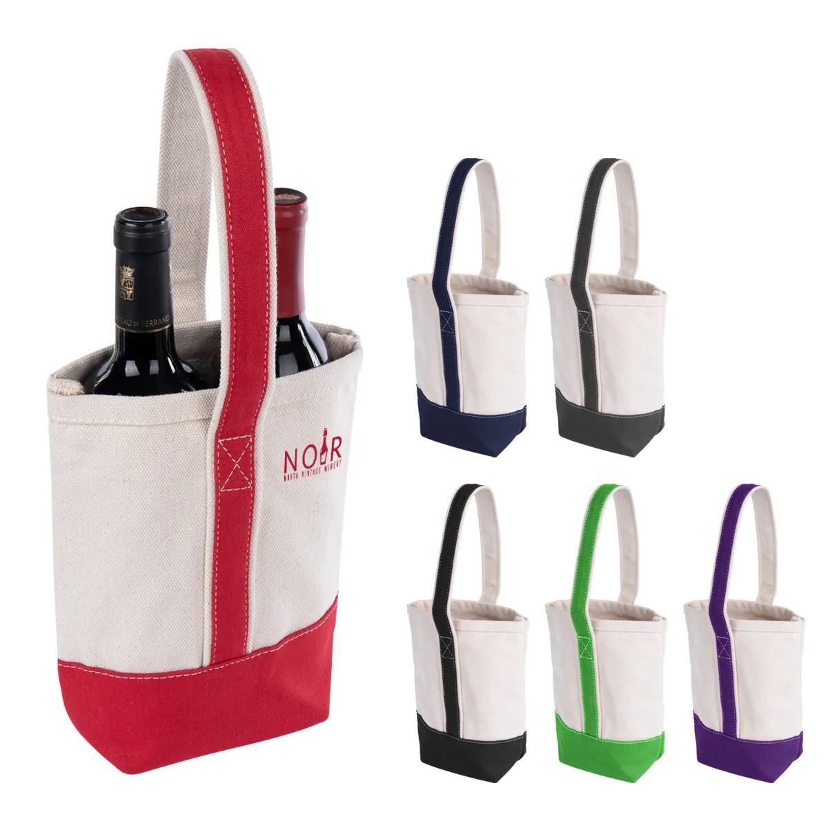 Deux Wine Bottle Tote Bag 5 of 6