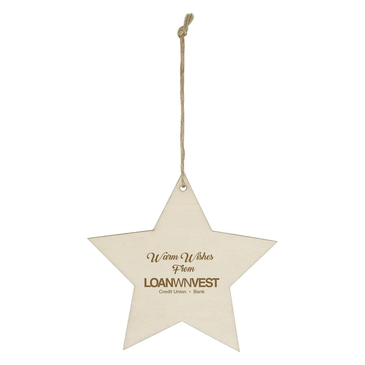 Wood Ornament - Star 1 of 1