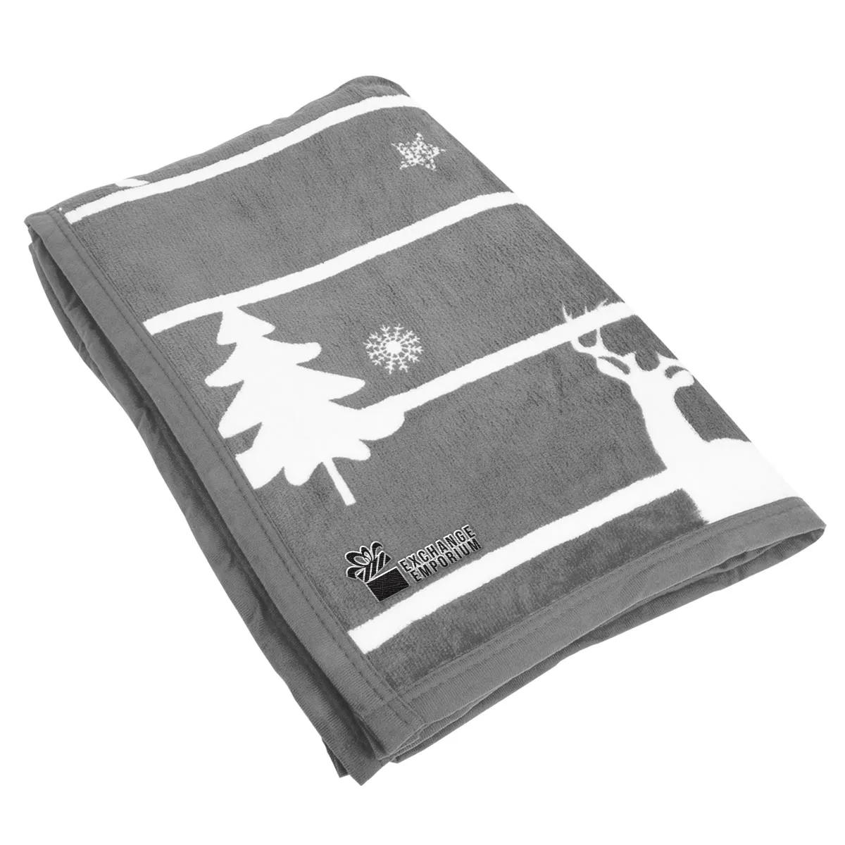 Winter's Nap Holiday Throw Blanket 1 of 3