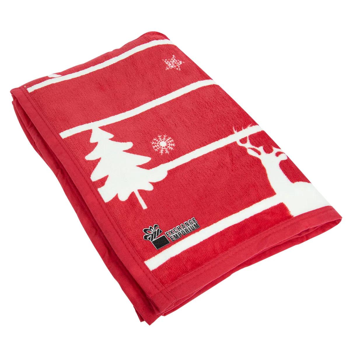 Winter's Nap Holiday Throw Blanket 3 of 3