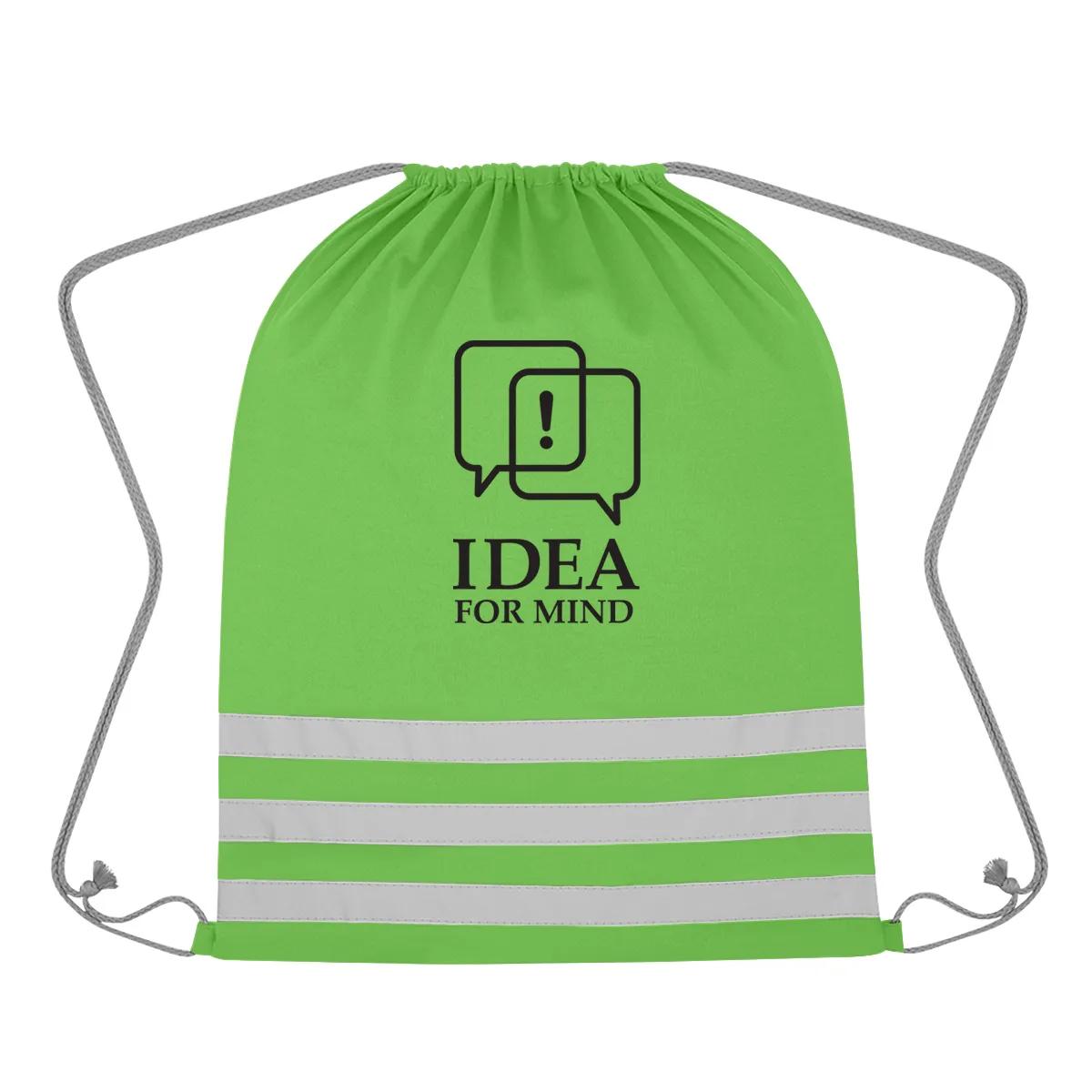 Reflective Safety Drawstring Bag 1 of 3