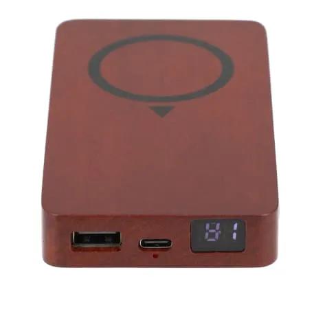 FSC® 100% Wood MagClick™ Fast Wireless Power Bank 1 of 9