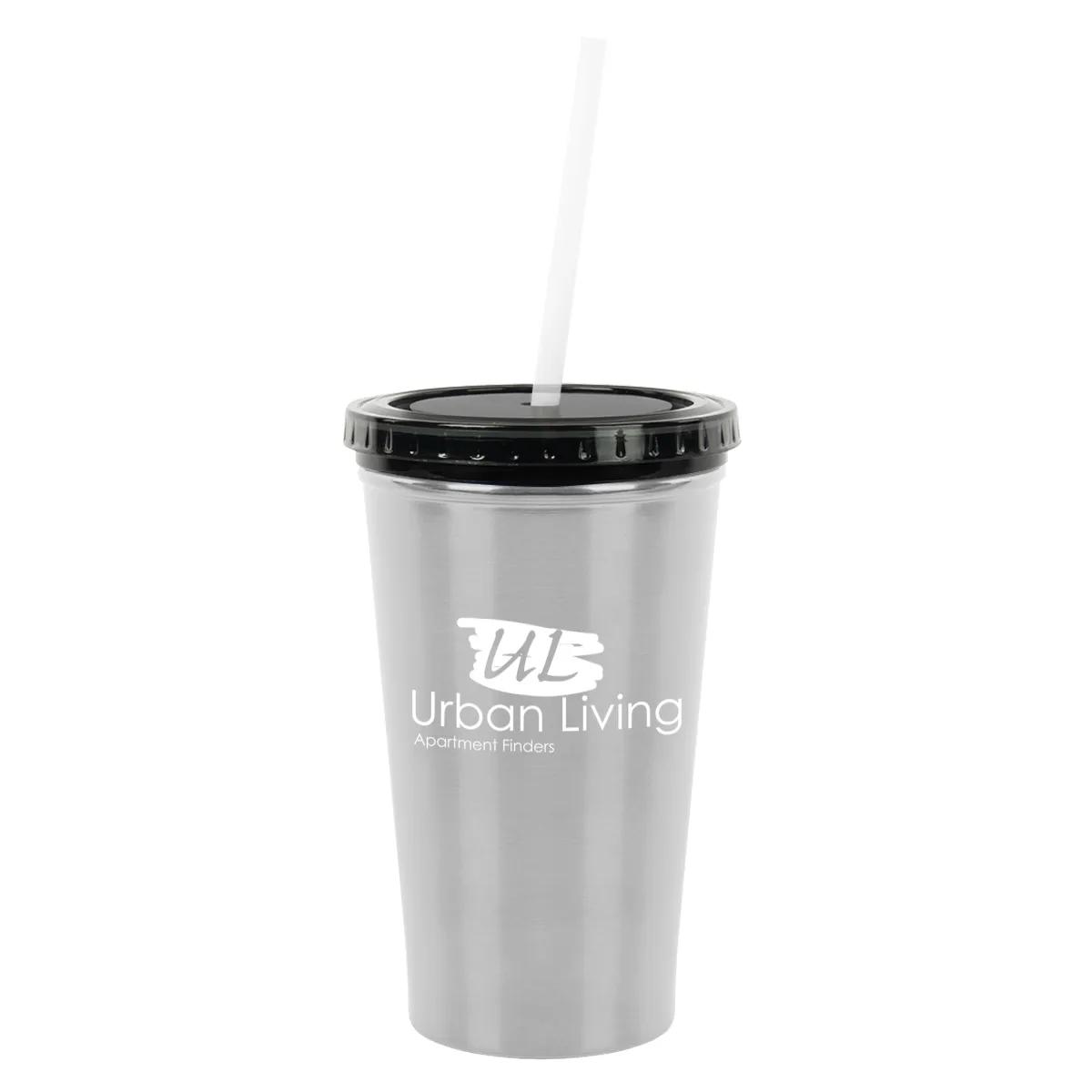 16 Oz. Stainless Steel Double Wall Tumbler 3 of 4