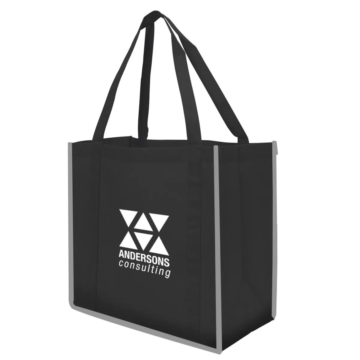 Reflective Large Grocery Tote Bag 1 of 4