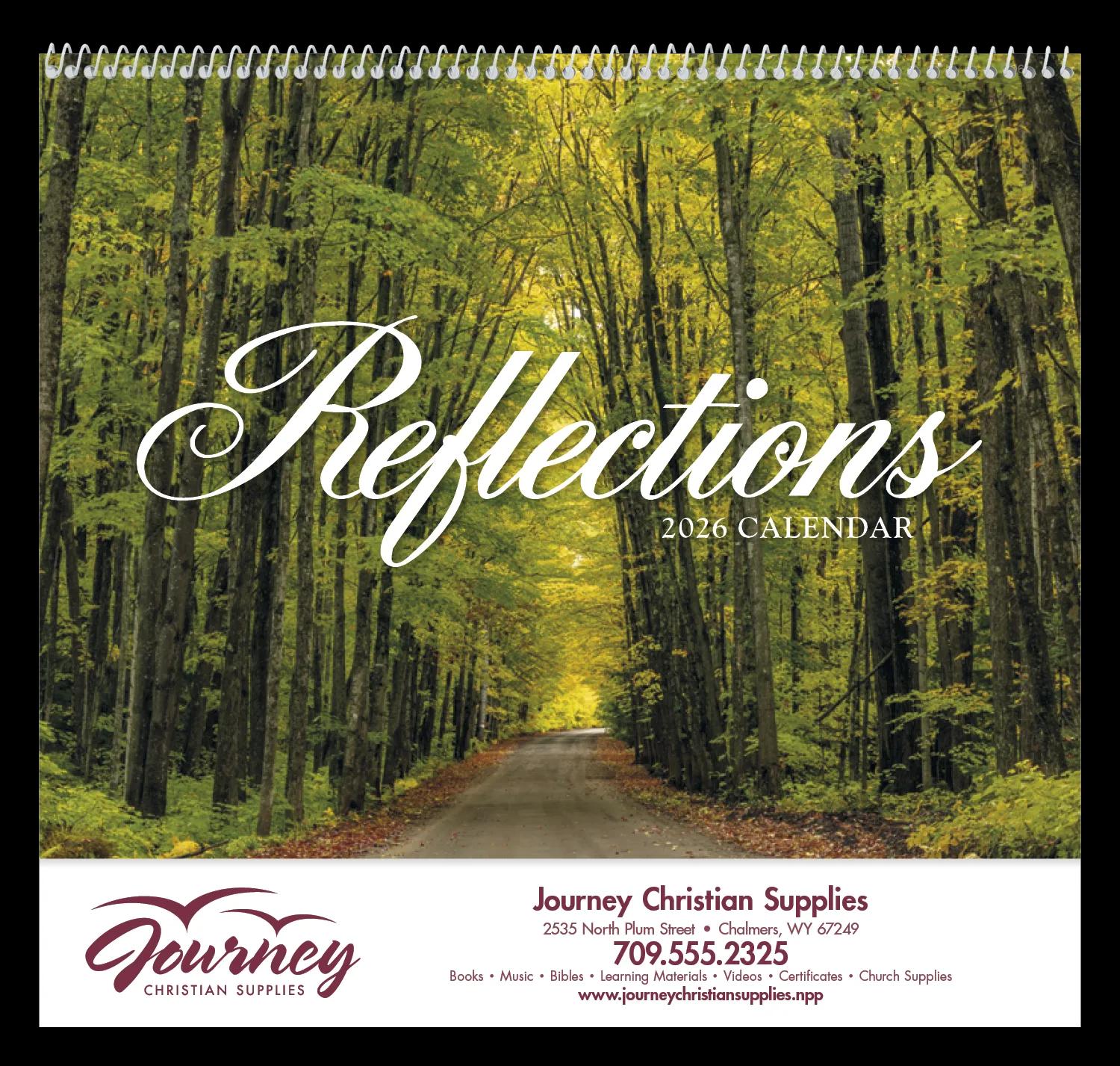 HotLine® Products Reflections (Non-Denominational) Appointment Calendar - Spiral 18 of 90