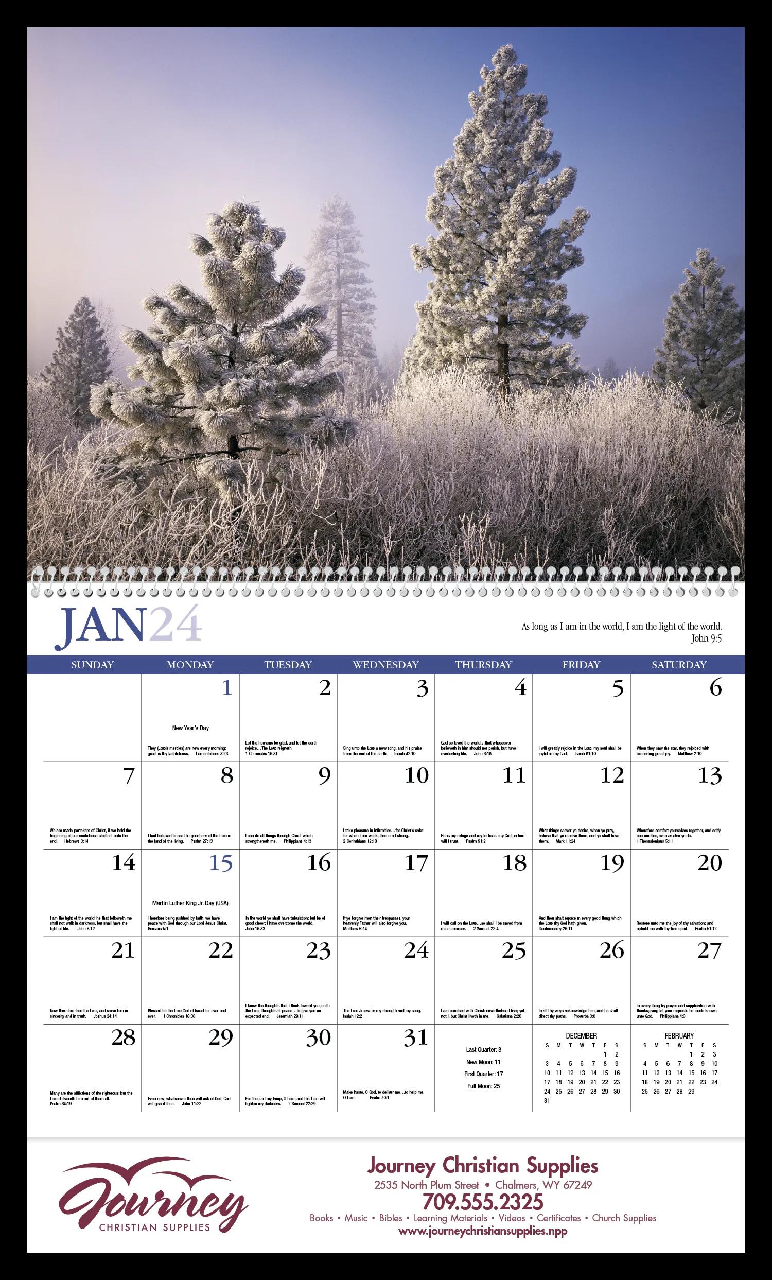 Reflections (Non-Denominational) Appointment Calendar - Spiral 18 of 62