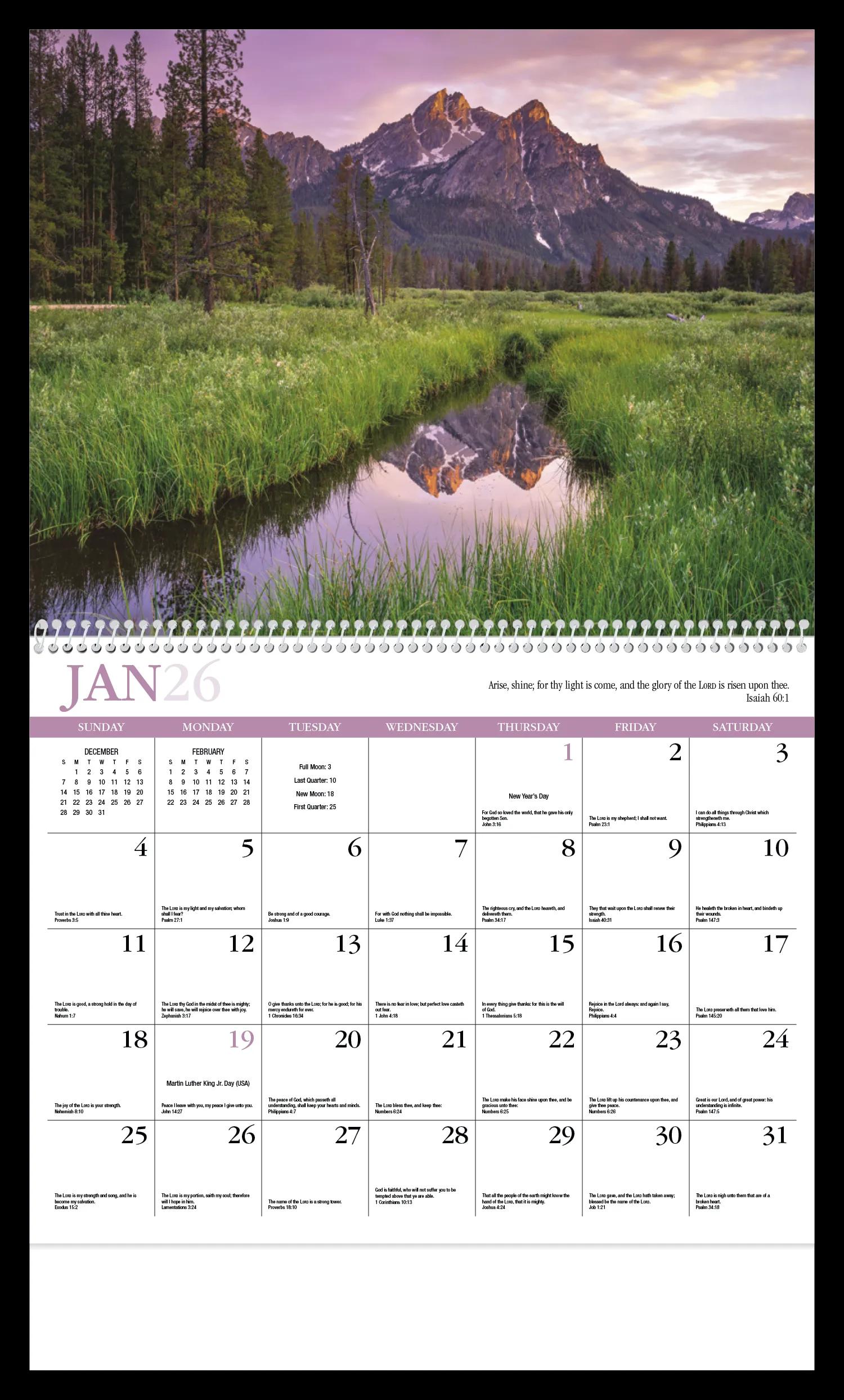 HotLine® Products Reflections (Non-Denominational) Appointment Calendar - Spiral 31 of 90
