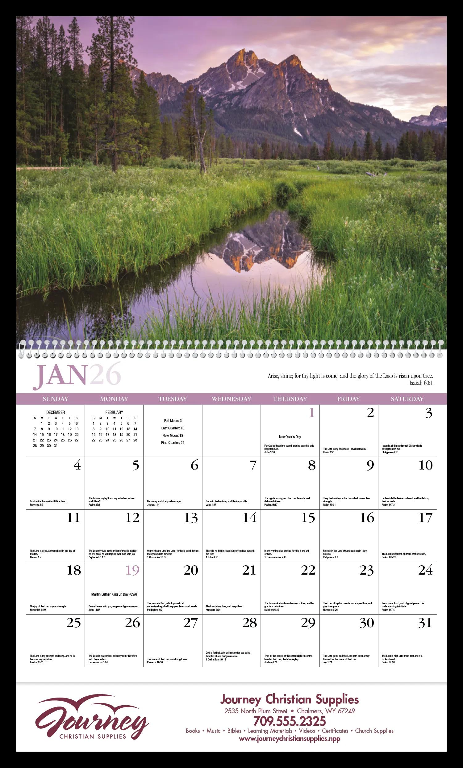 HotLine® Products Reflections (Non-Denominational) Appointment Calendar - Spiral 29 of 90