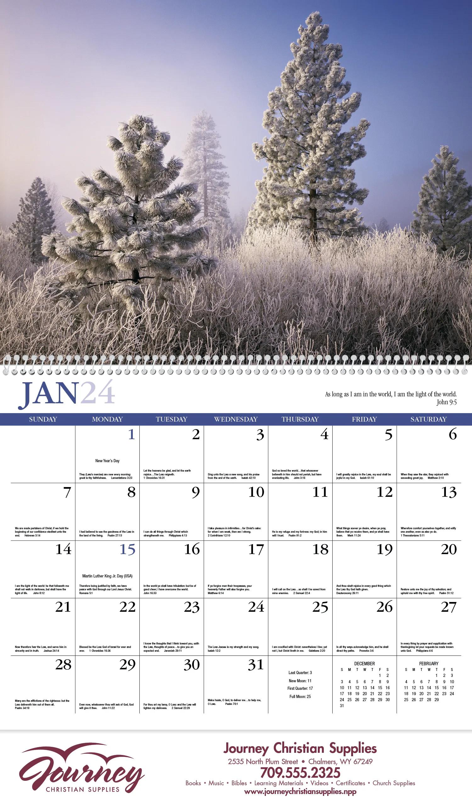 Reflections (Non-Denominational) Appointment Calendar - Spiral 53 of 62