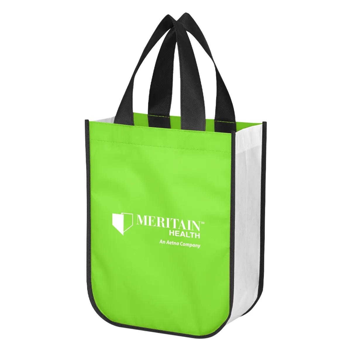 Shiny Non-Woven Shopper Tote Bag 6 of 10