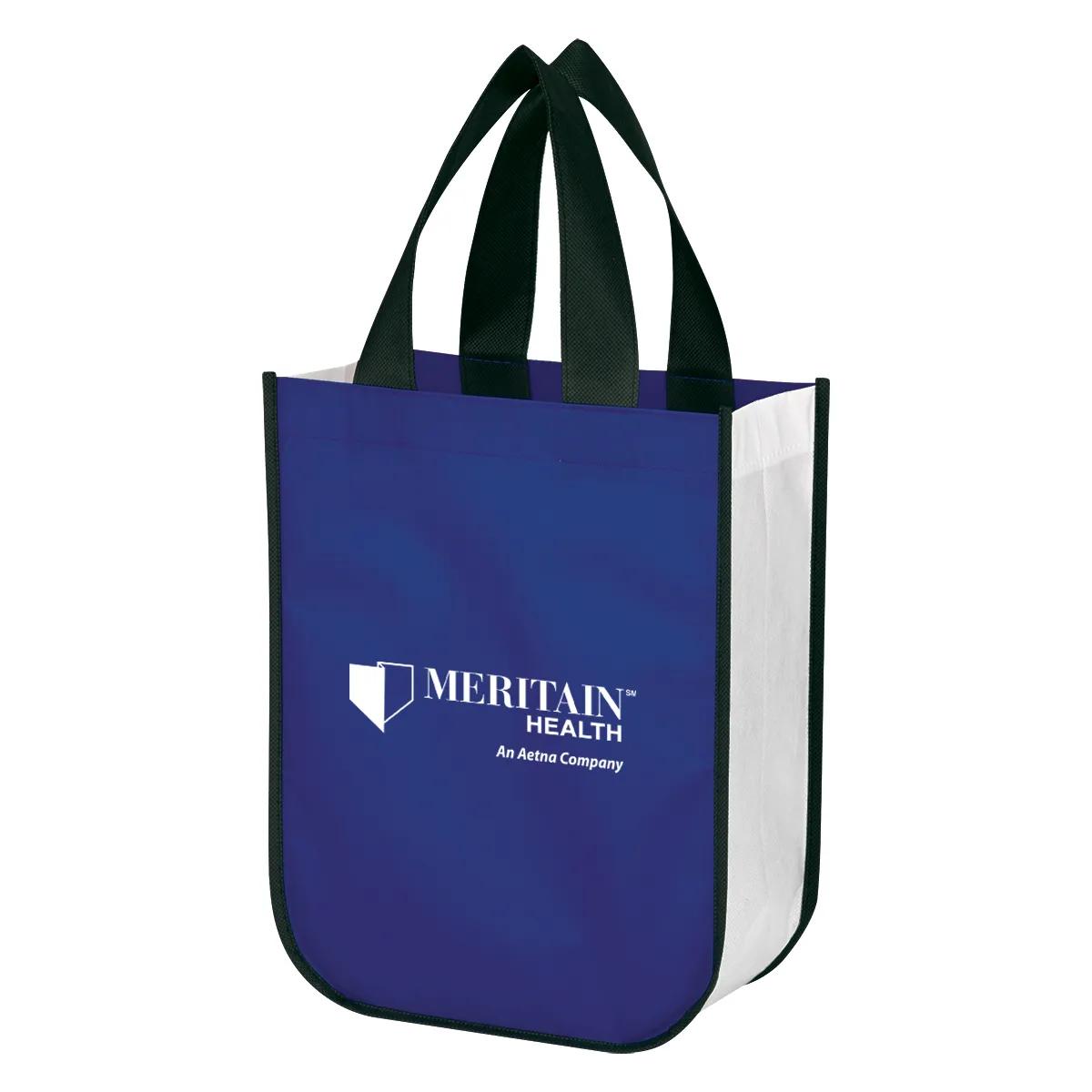 Shiny Non-Woven Shopper Tote Bag 2 of 10