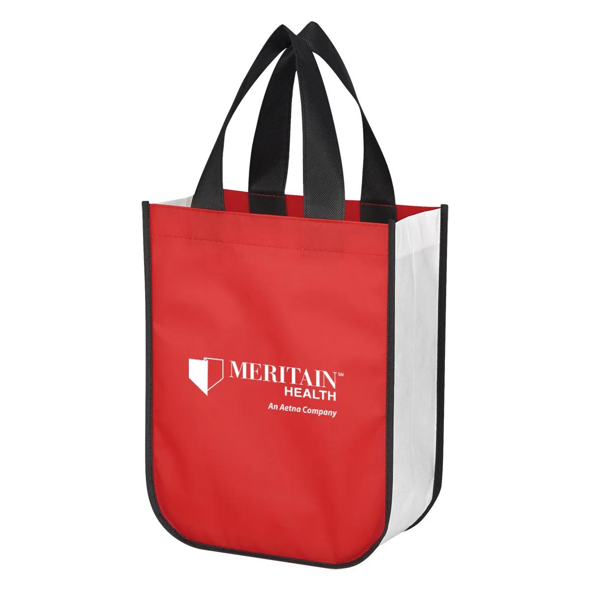 Shiny Non-Woven Shopper Tote Bag 3 of 10