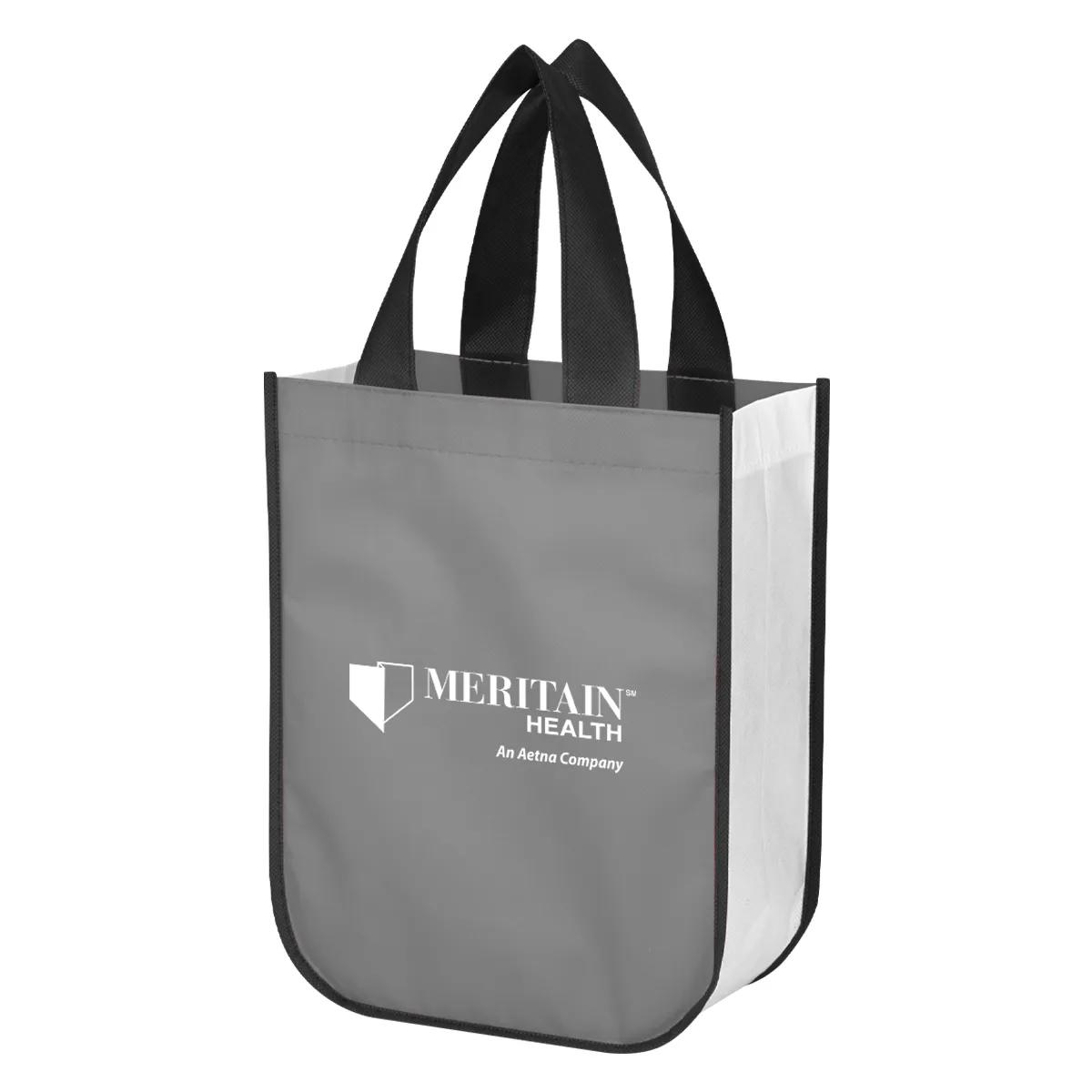 Shiny Non-Woven Shopper Tote Bag 5 of 10