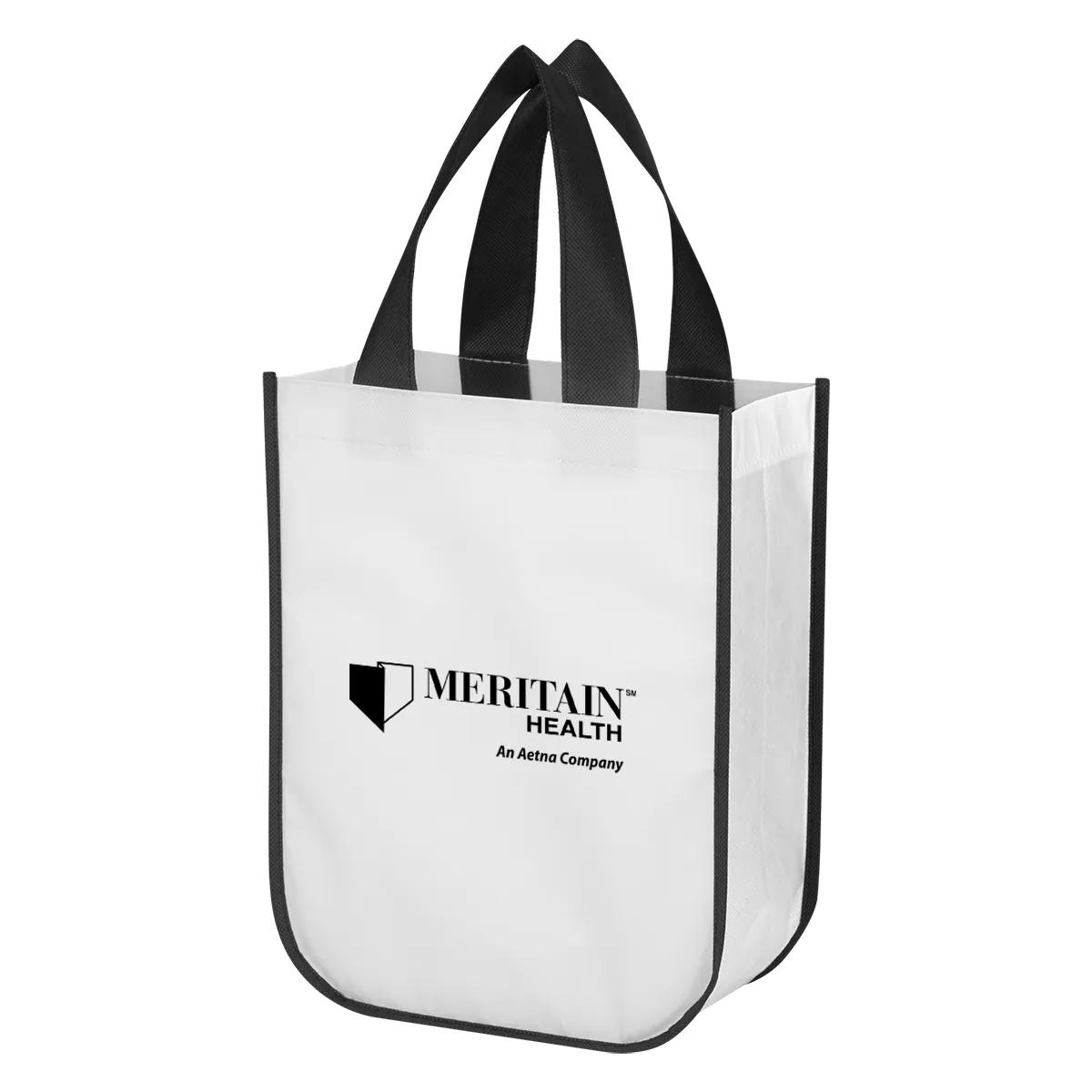 Shiny Non-Woven Shopper Tote Bag 4 of 10