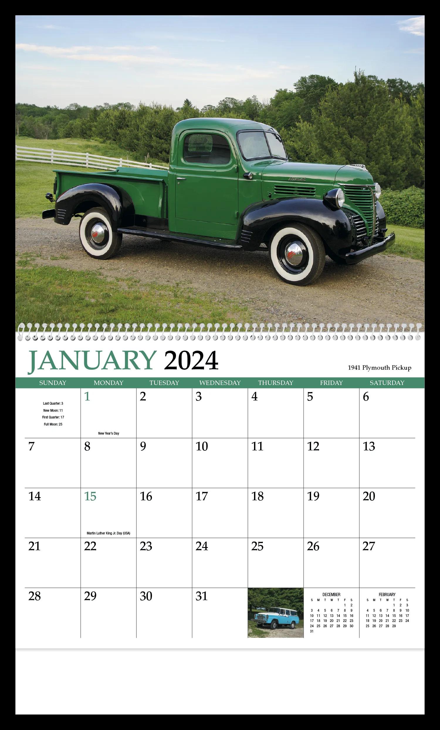 Classic Trucks Appointment Calendar - Spiral 43 of 62