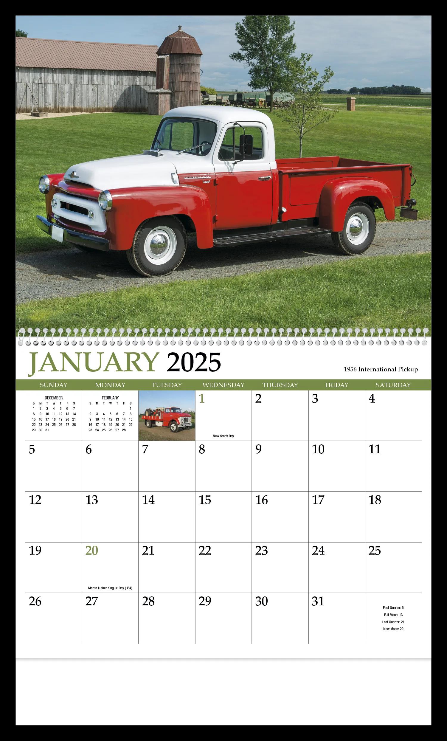 Classic Trucks Appointment Calendar - Spiral 9 of 62