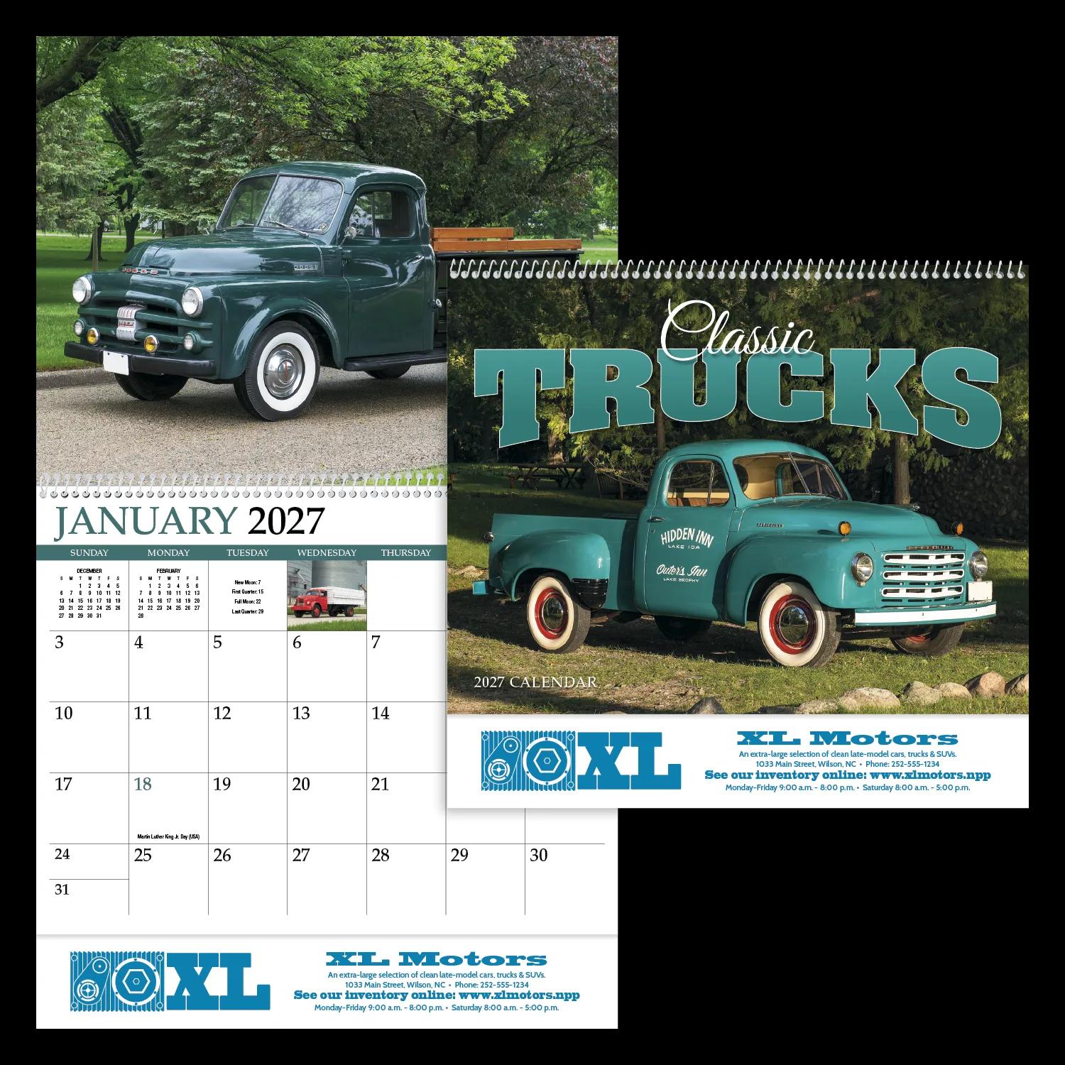 HotLine® Products Classic Trucks Appointment Calendar - Spiral 23 of 89
