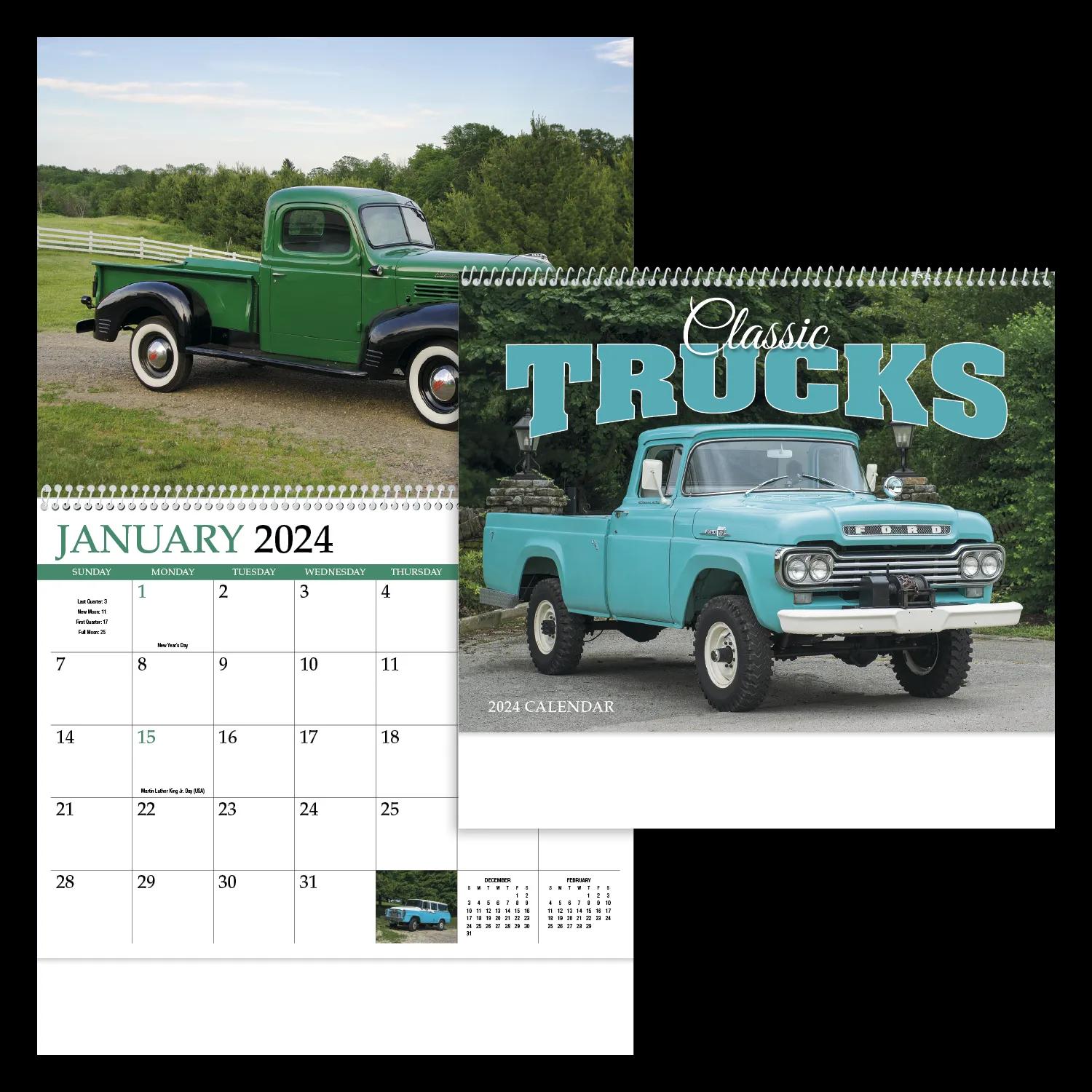 Classic Trucks Appointment Calendar - Spiral