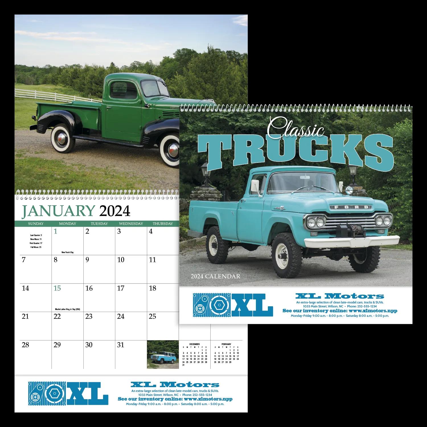 Classic Trucks Appointment Calendar - Spiral 37 of 62