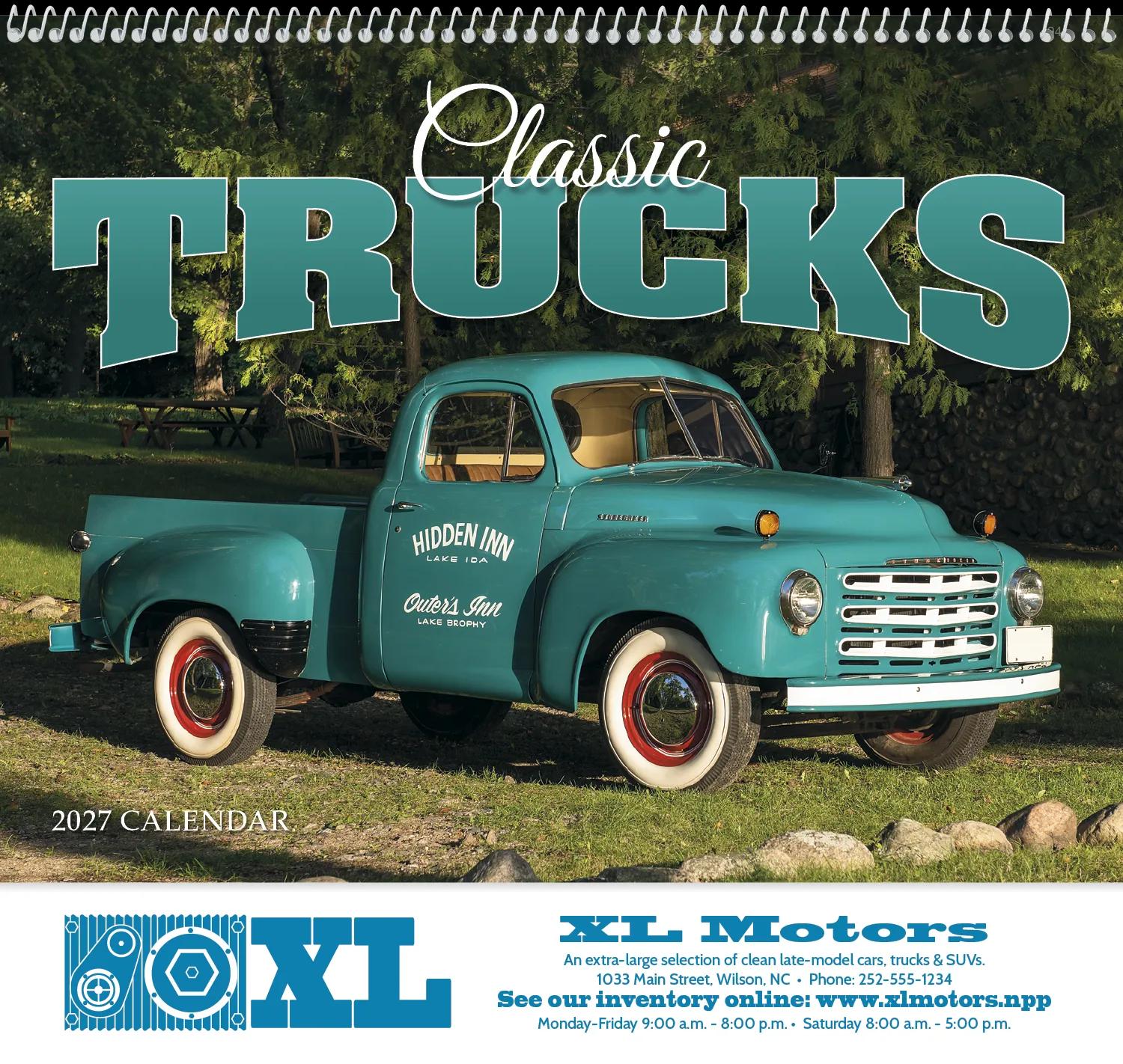 HotLine® Products Classic Trucks Appointment Calendar - Spiral 31 of 89