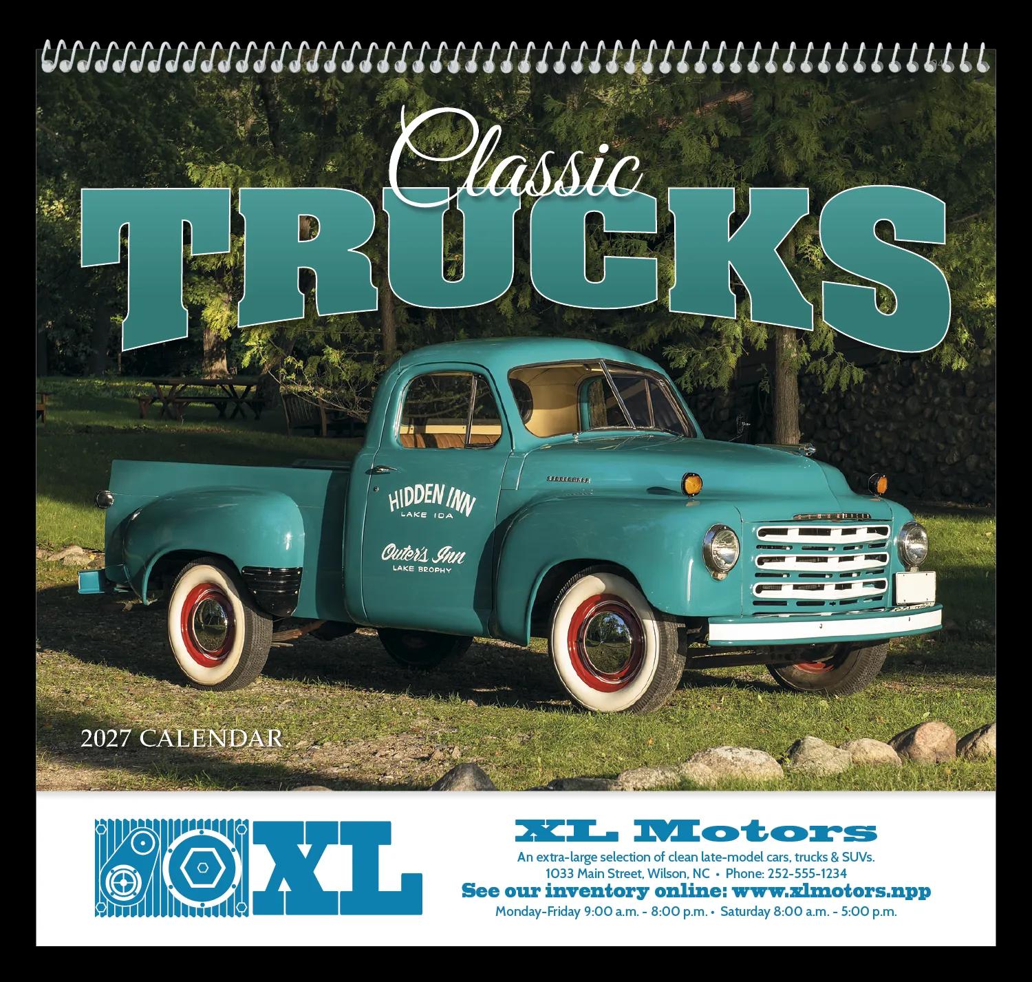HotLine® Products Classic Trucks Appointment Calendar - Spiral 25 of 89