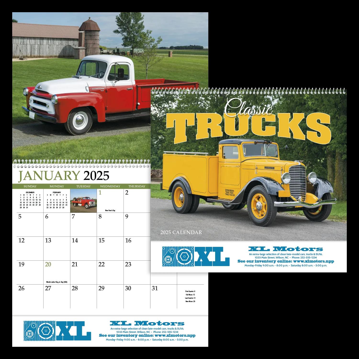 Classic Trucks Appointment Calendar - Spiral 3 of 62