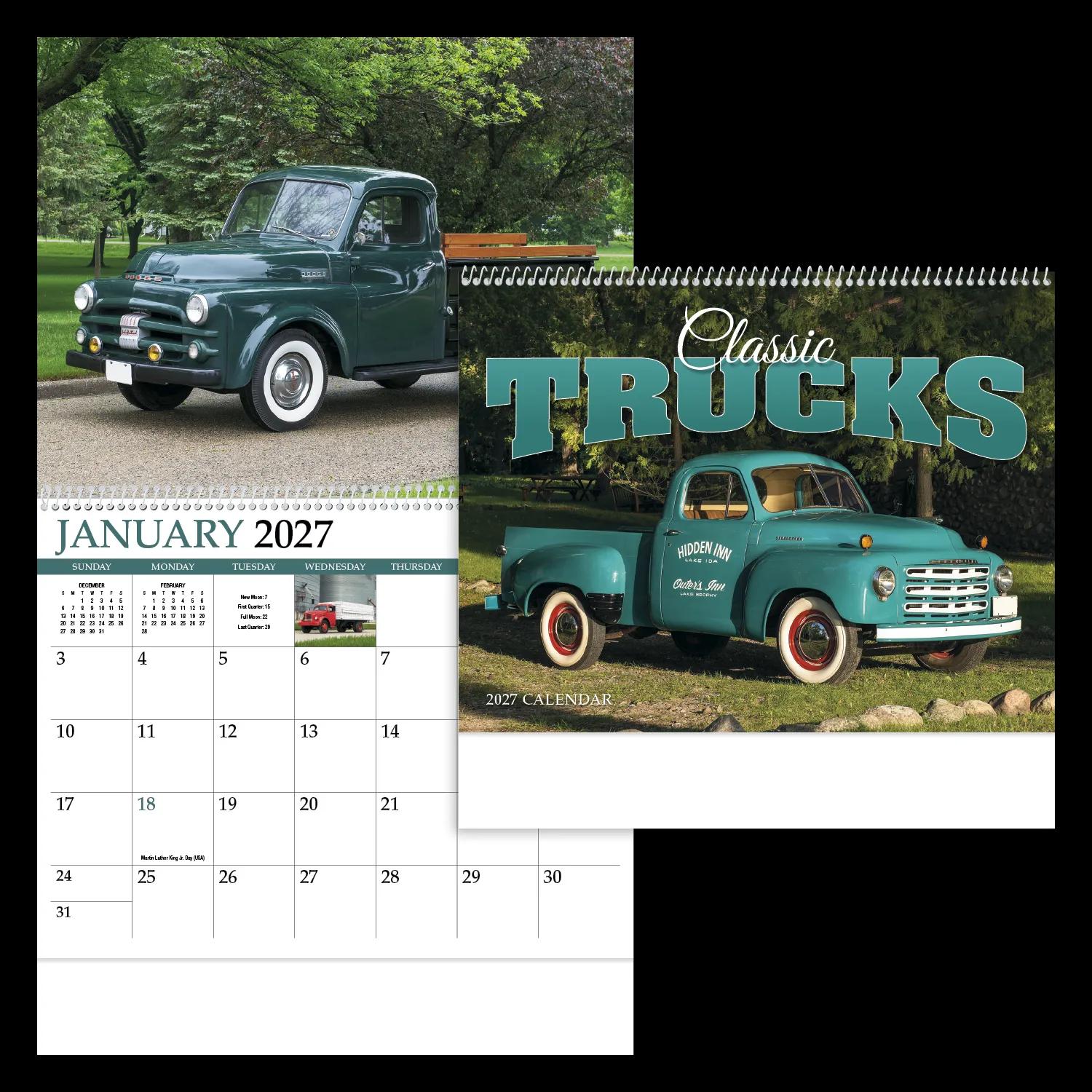 HotLine® Products Classic Trucks Appointment Calendar - Spiral 24 of 89