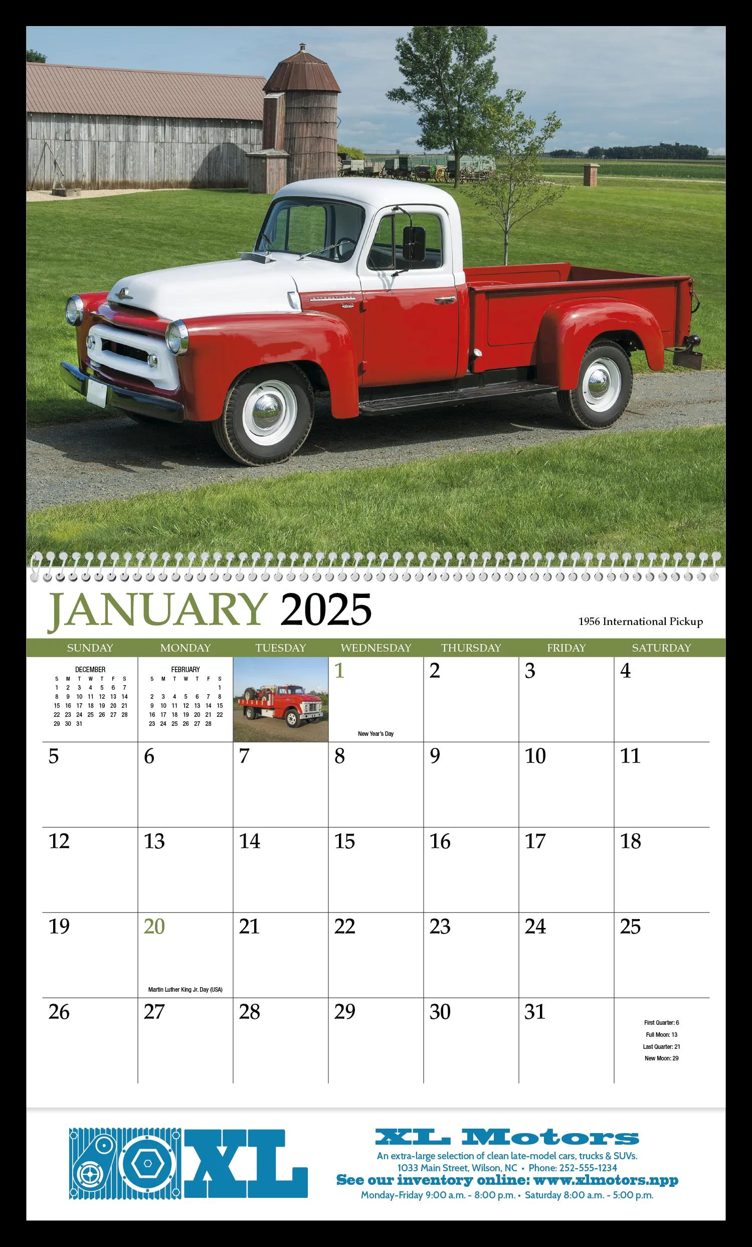 Classic Trucks Appointment Calendar - Spiral 15 of 62