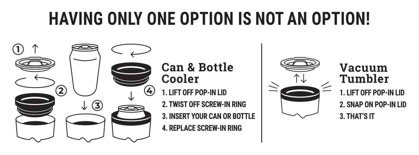 Koozie® Triple Vacuum Tumbler - 16 oz. 45 of 58