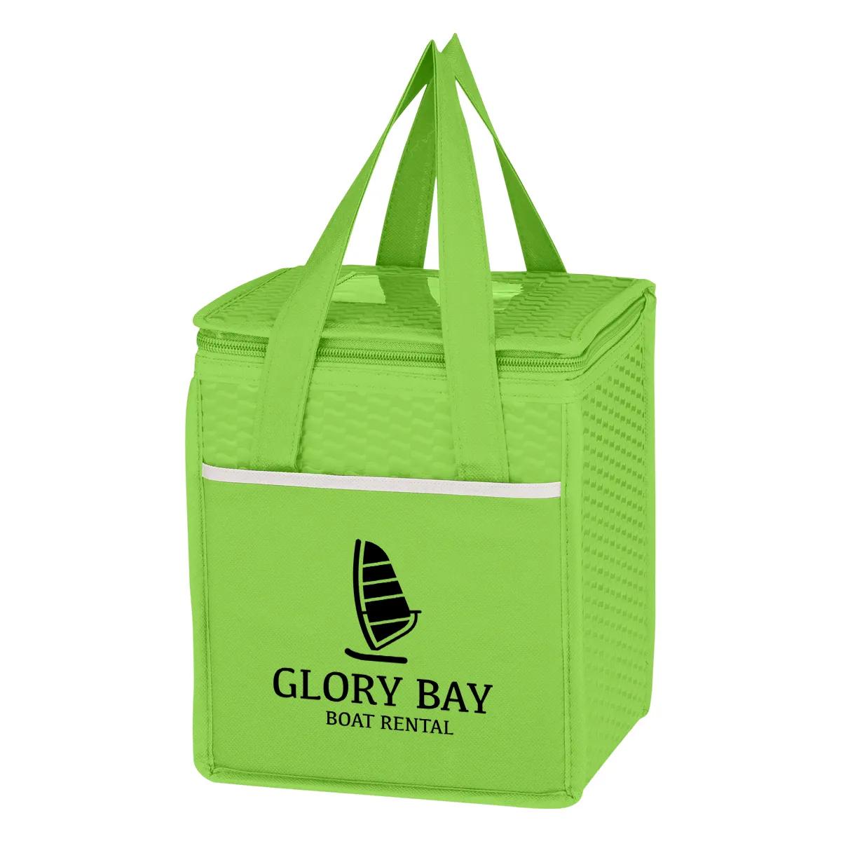 Non-Woven Wave Design Kooler Lunch Bag 2 of 6