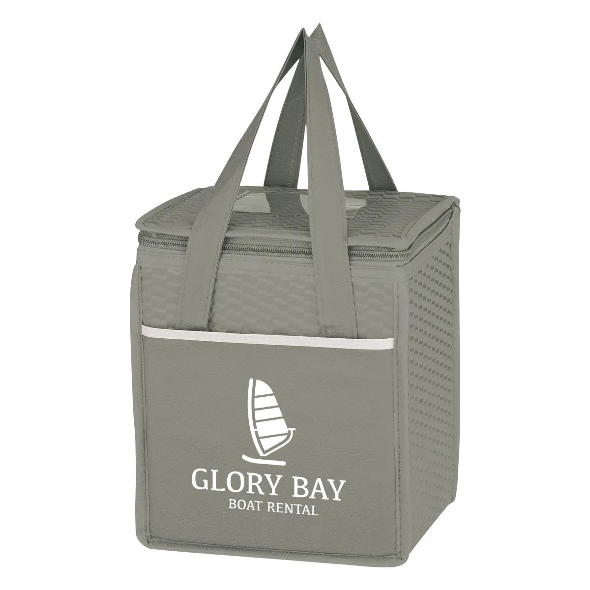 Non-Woven Wave Design Kooler Lunch Bag 1 of 6