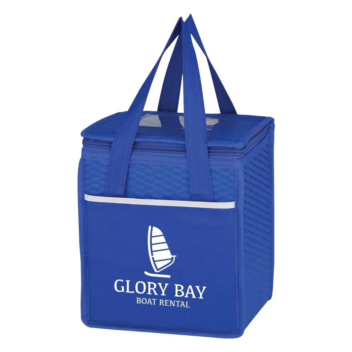 Non-Woven Wave Design Kooler Lunch Bag 6 of 6