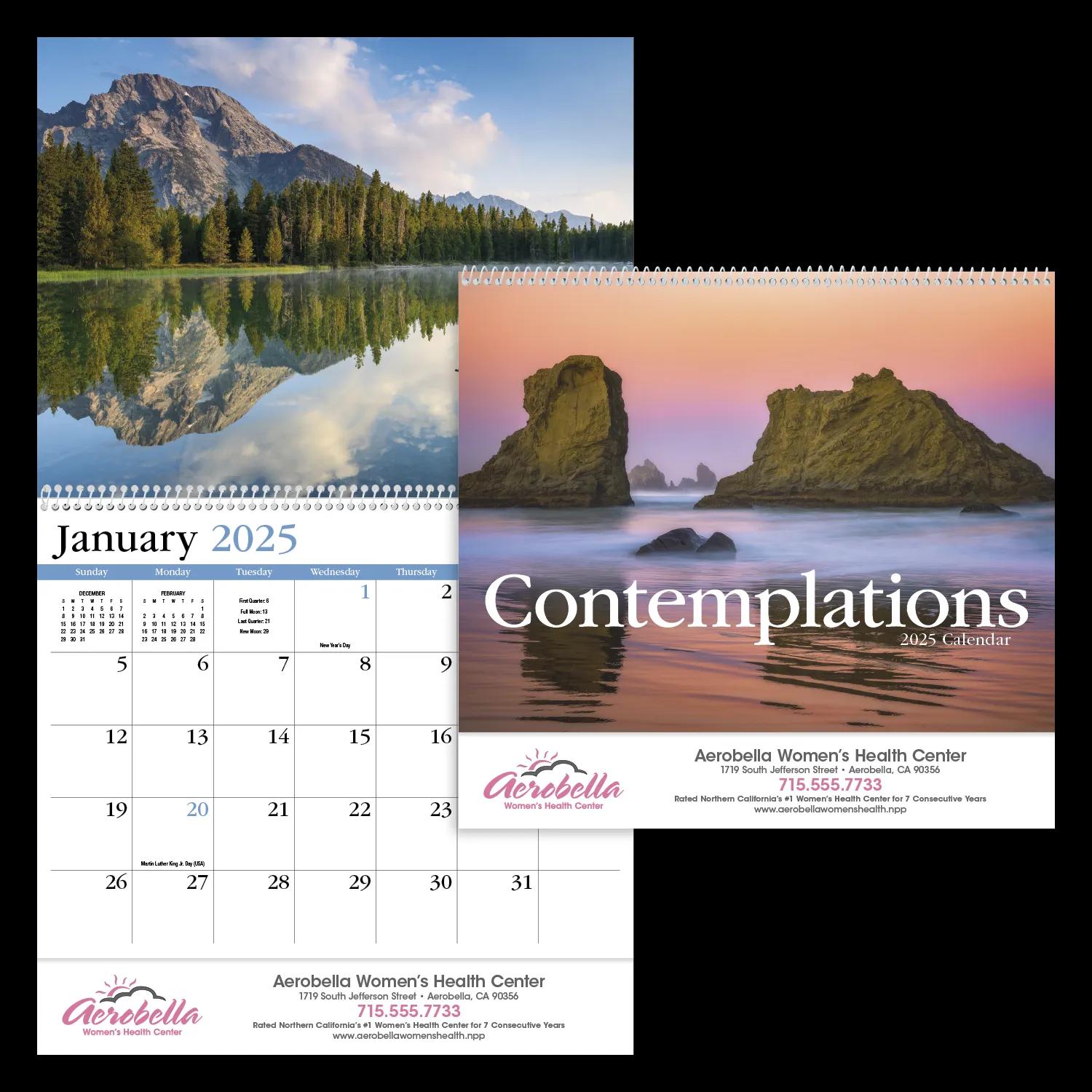 Contemplations Appointment Calendar - Spiral 37 of 62