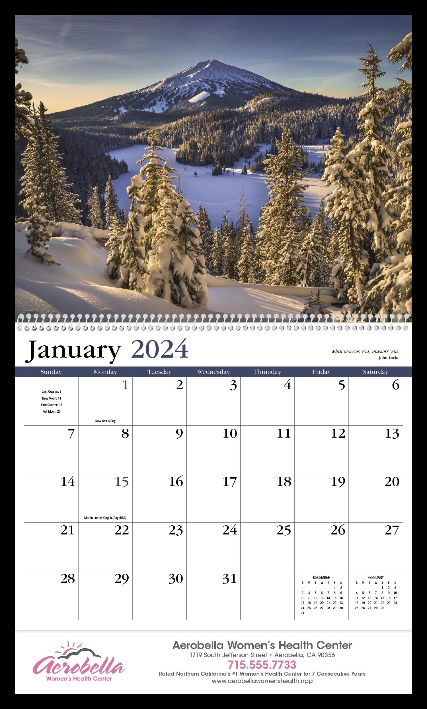 Contemplations Appointment Calendar - Spiral 5 of 62