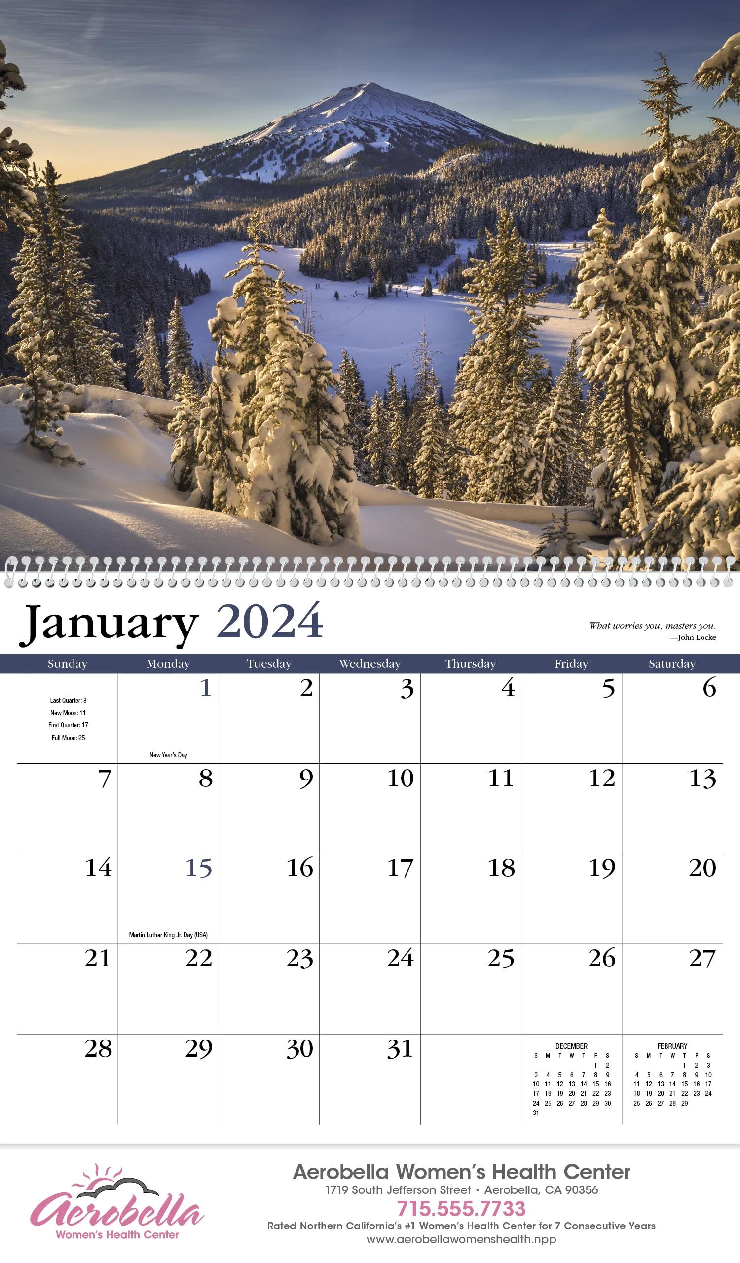 Contemplations Appointment Calendar - Spiral 15 of 62