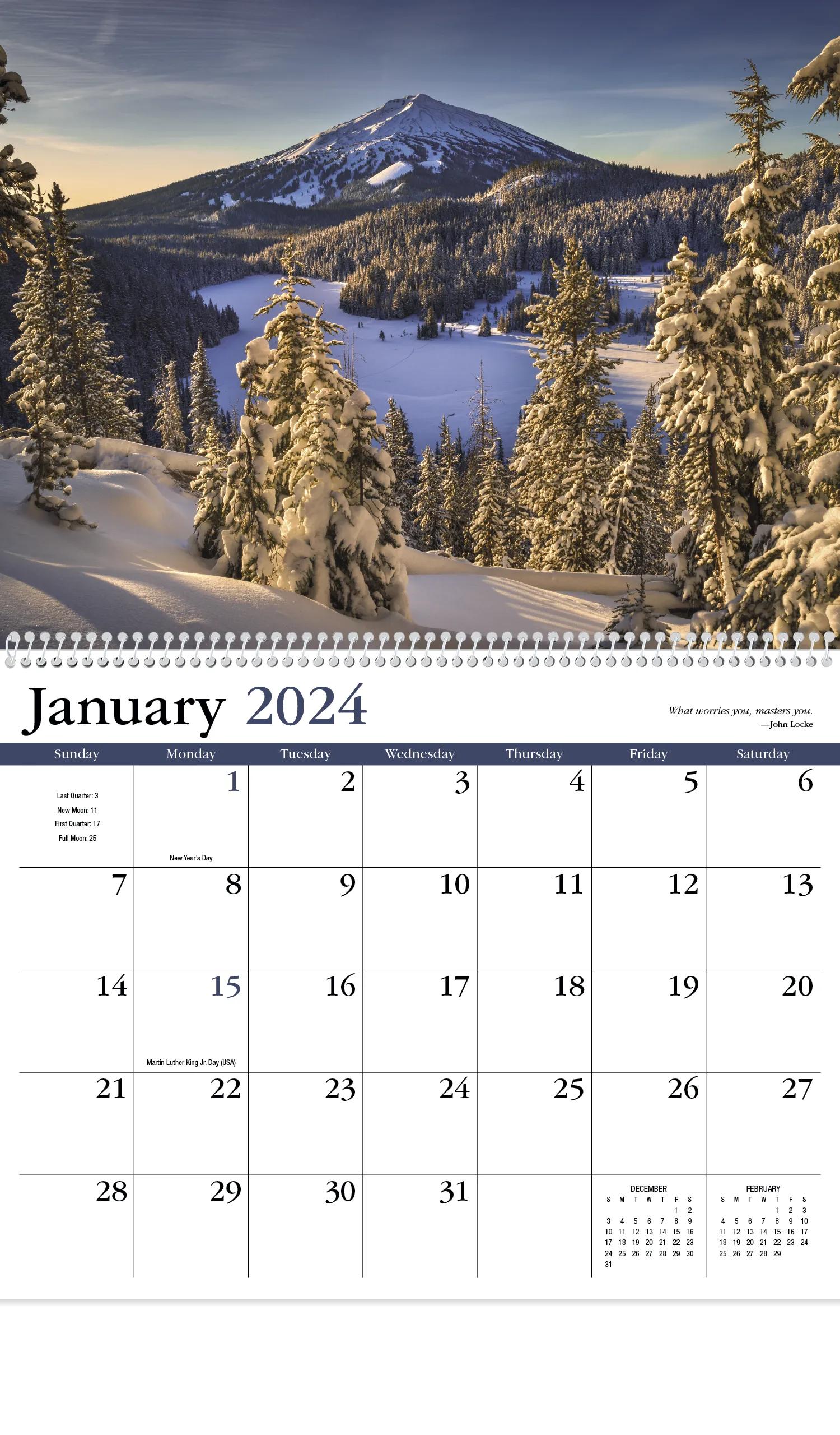 Contemplations Appointment Calendar - Spiral 16 of 62