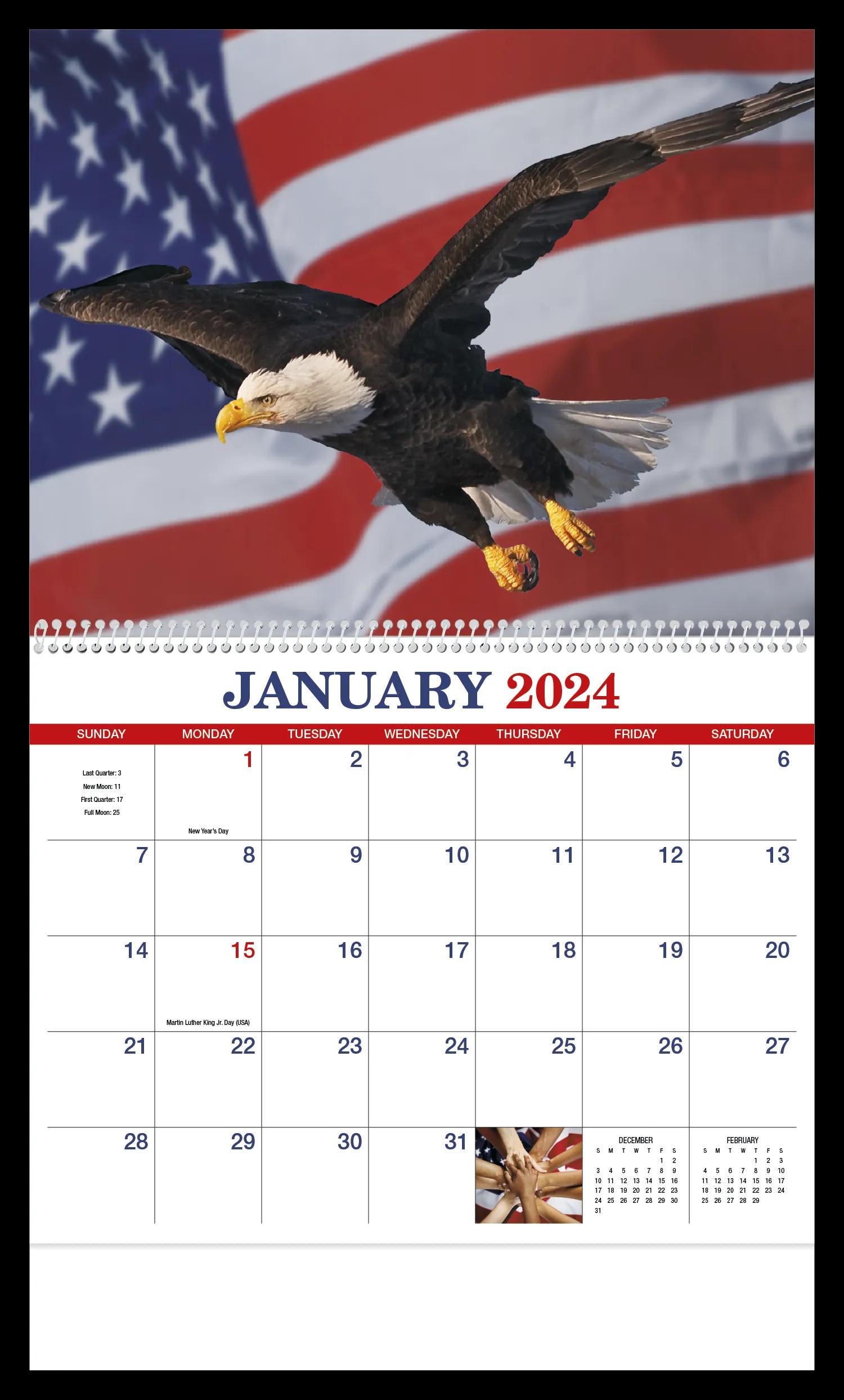 America Appointment Calendar - Spiral 5 of 62