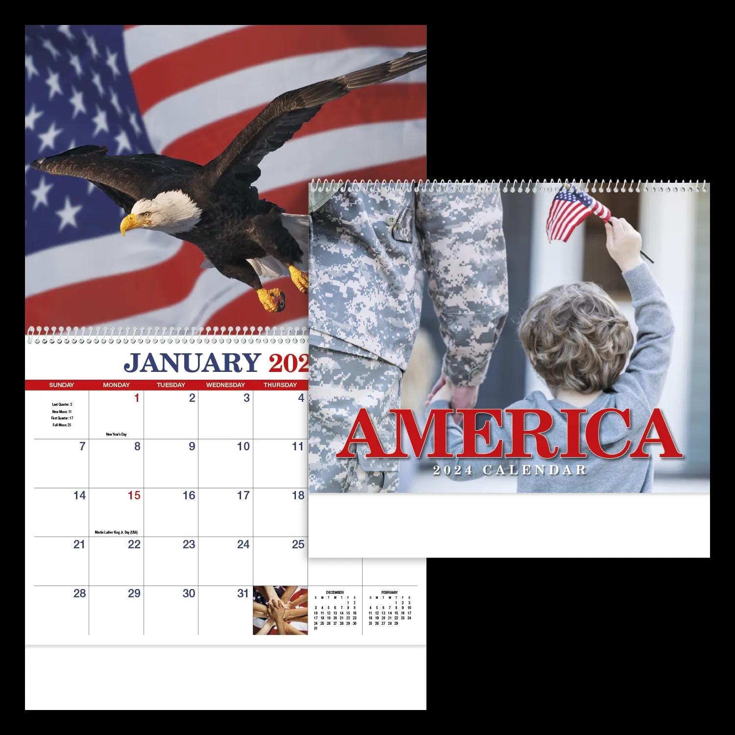 America Appointment Calendar - Spiral 3 of 62