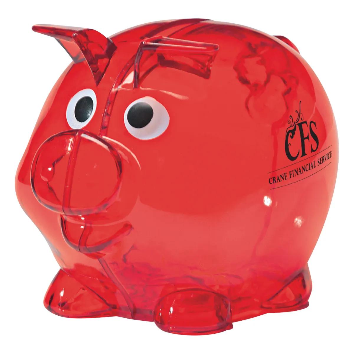 Mini Plastic Piggy Bank 2 of 6