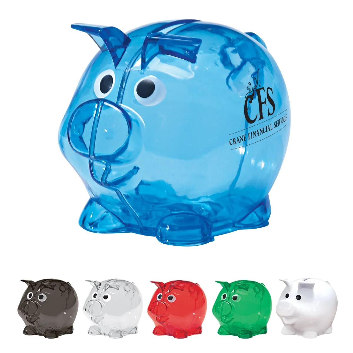 Mini Plastic Piggy Bank 6 of 6