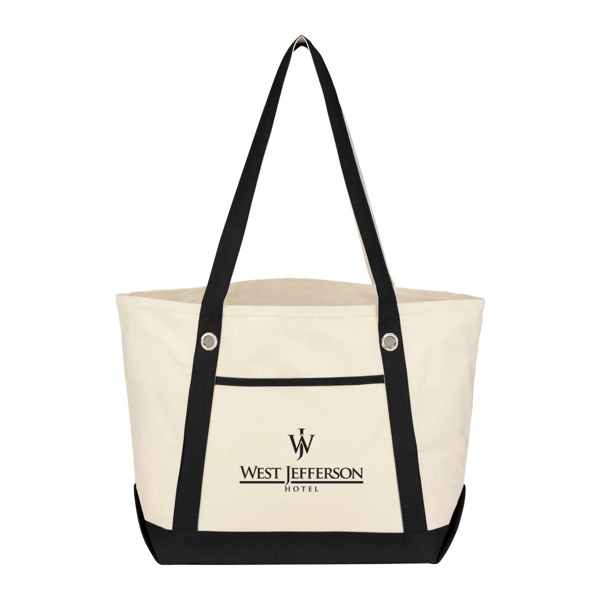 Medium Cotton Canvas Sailing Tote Bag 2 of 6