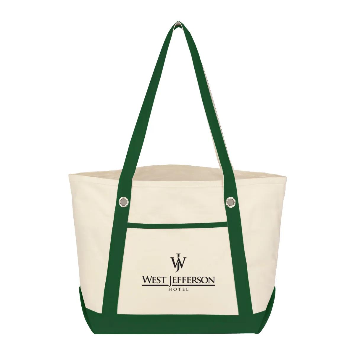 Medium Cotton Canvas Sailing Tote Bag 3 of 6