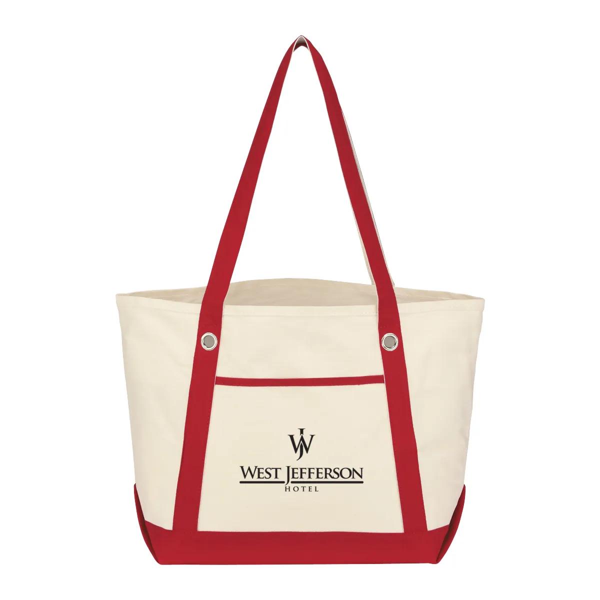 Medium Cotton Canvas Sailing Tote Bag 6 of 6