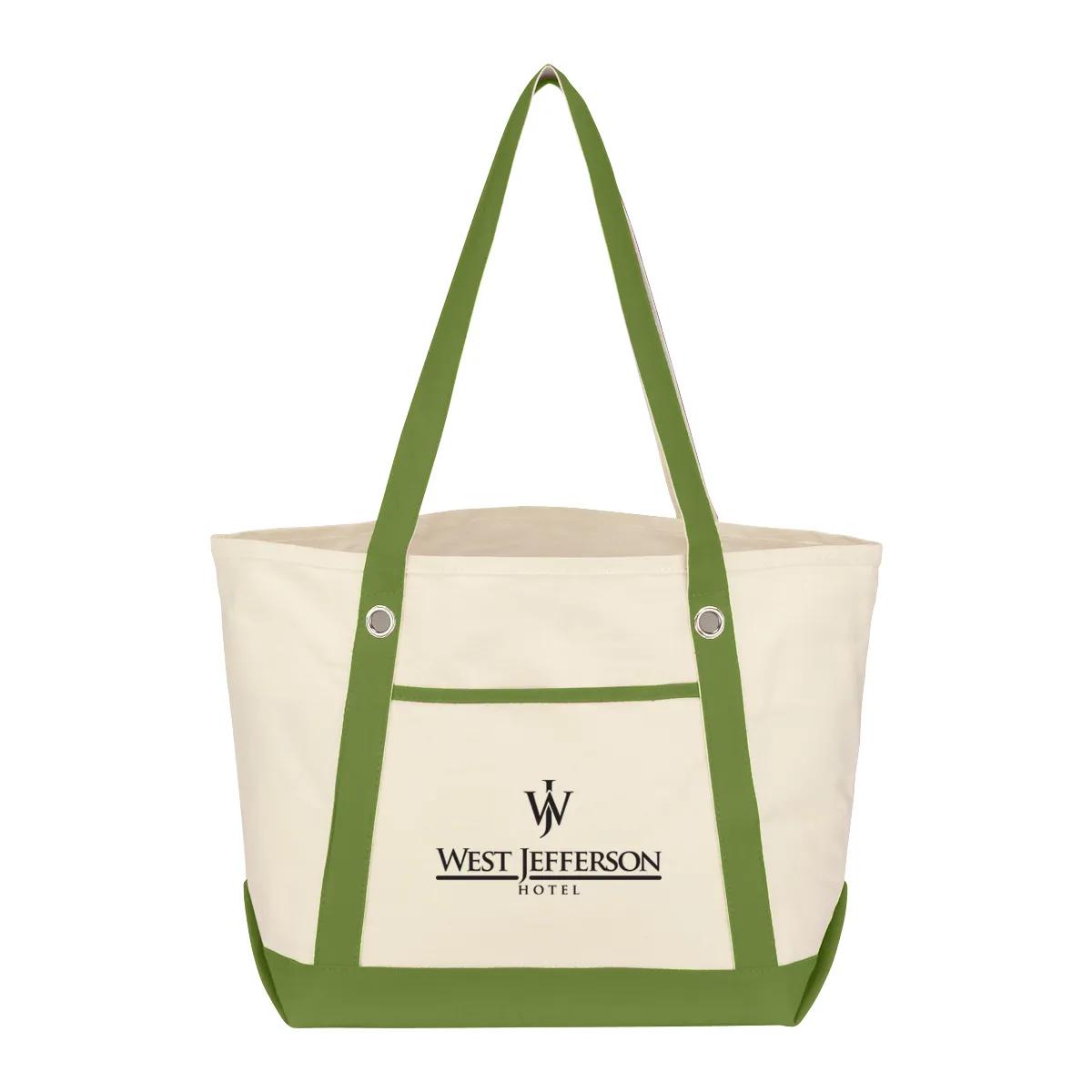 Medium Cotton Canvas Sailing Tote Bag 4 of 6