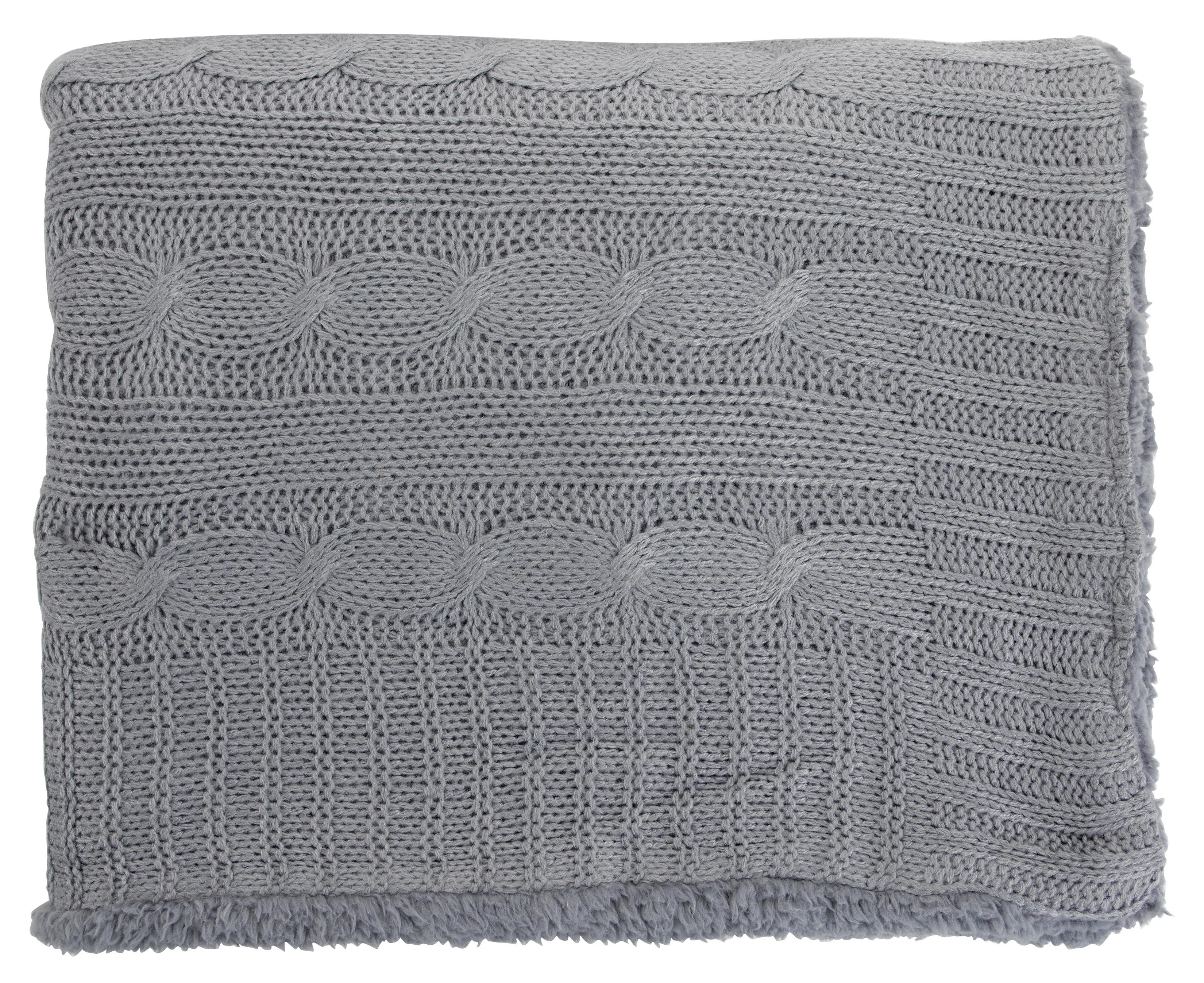 Cable Knit Sherpa Blanket 17 of 27