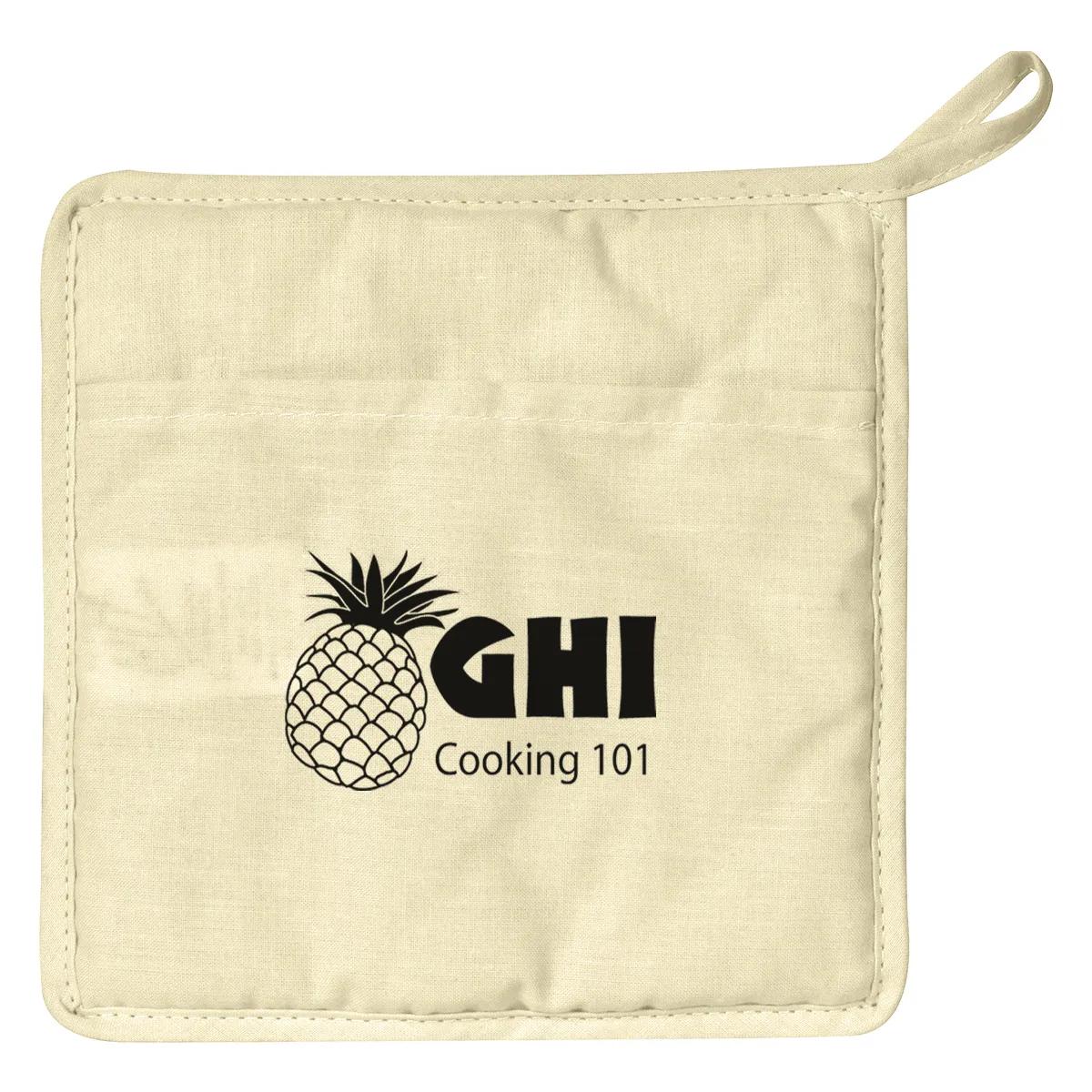 Quilted Cotton Canvas Pot Holder 2 of 4